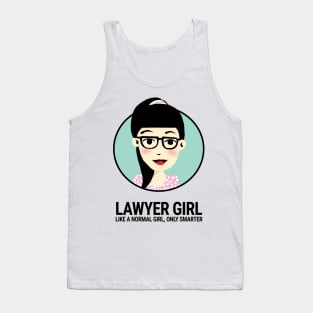 Lawyer girl like a normal girl only smarter Tank Top